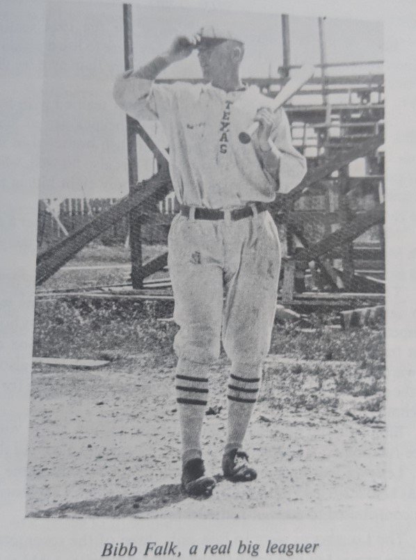 Coach Falk as a baseball player