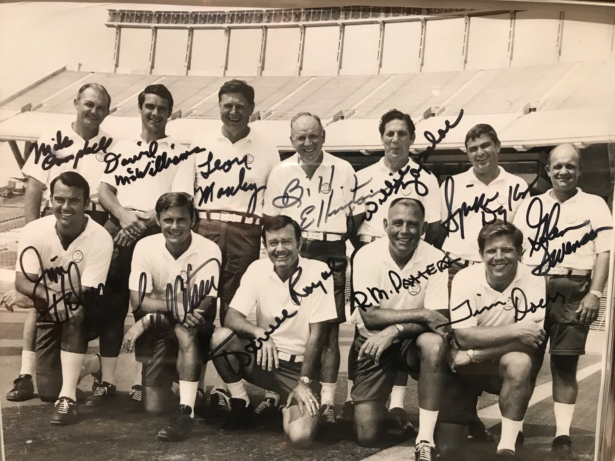  1971 Longhorn coaching staff  