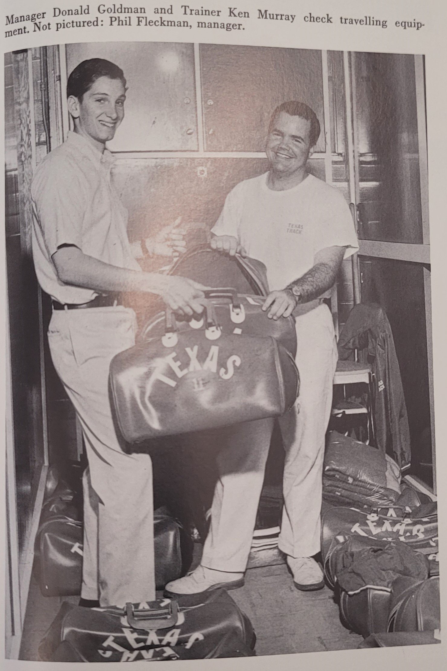 Track - manager Donald Goldman and trainer Ken Murray 