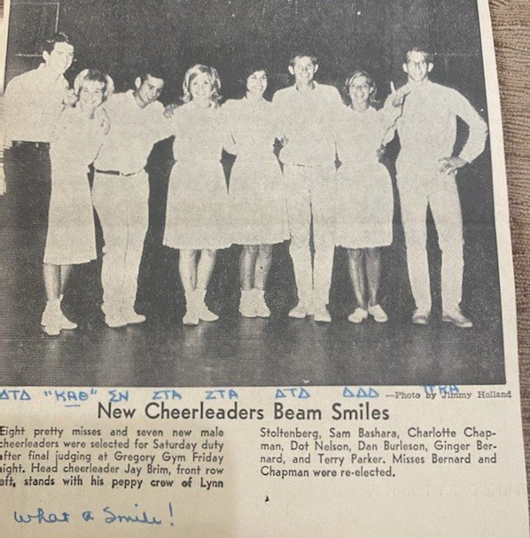  UT cheerleaders 1965