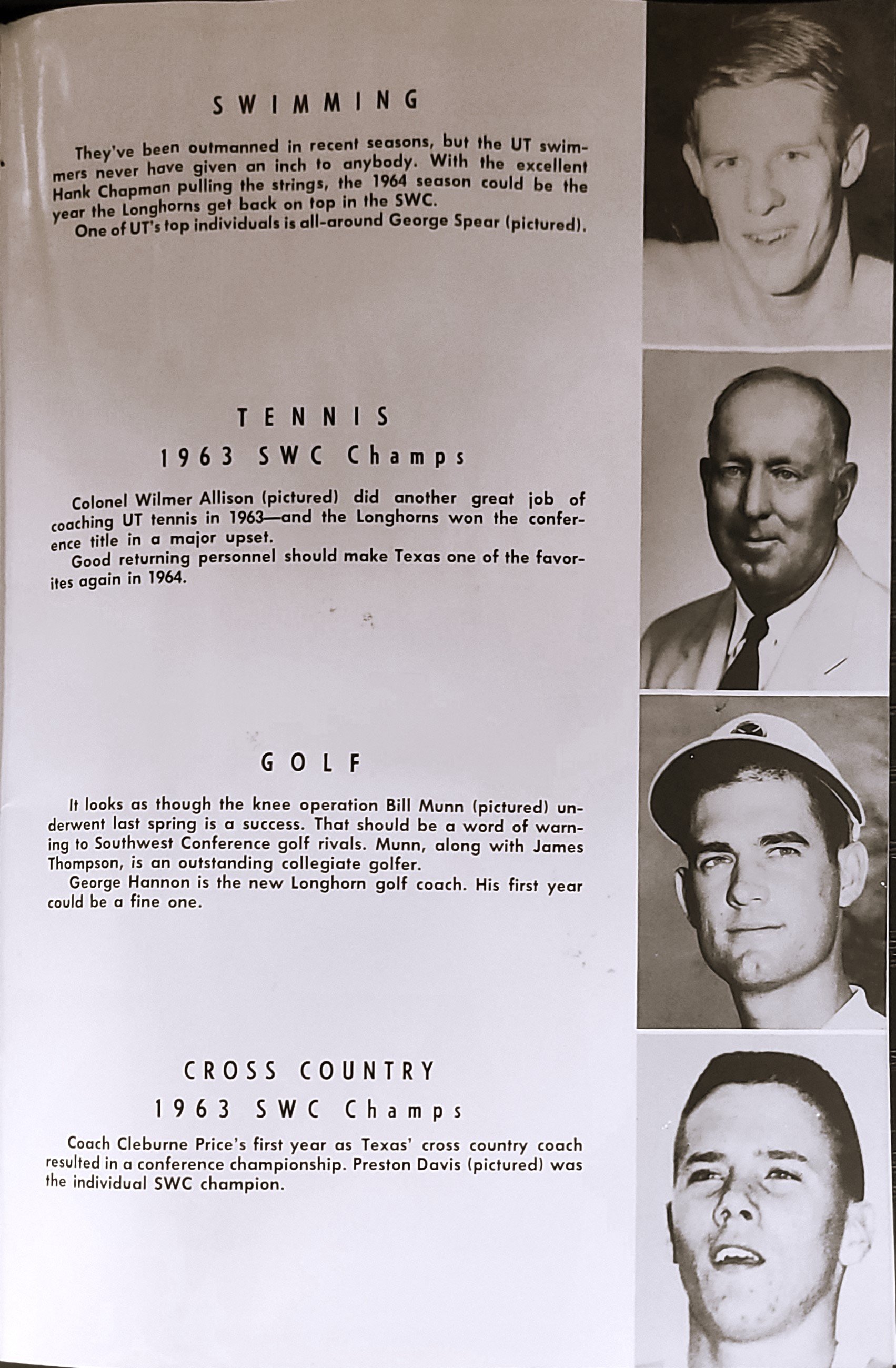 1963  George Spear, Coach Allison, Bill Munn, Preston Davis.jpg