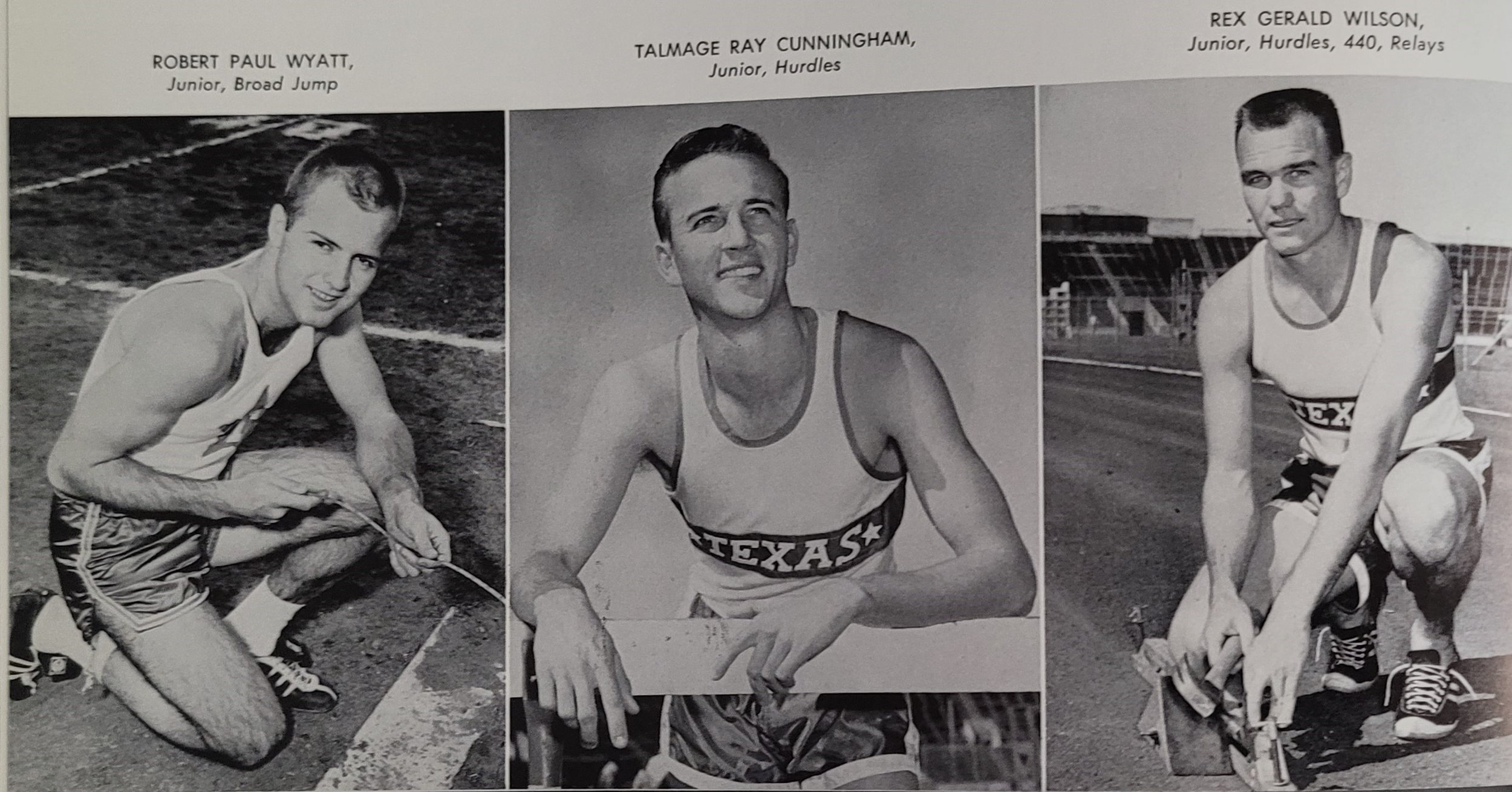  1960-1961  Track Robert Wyatt, Ray Cunningham, Rex Wilson.jpg 