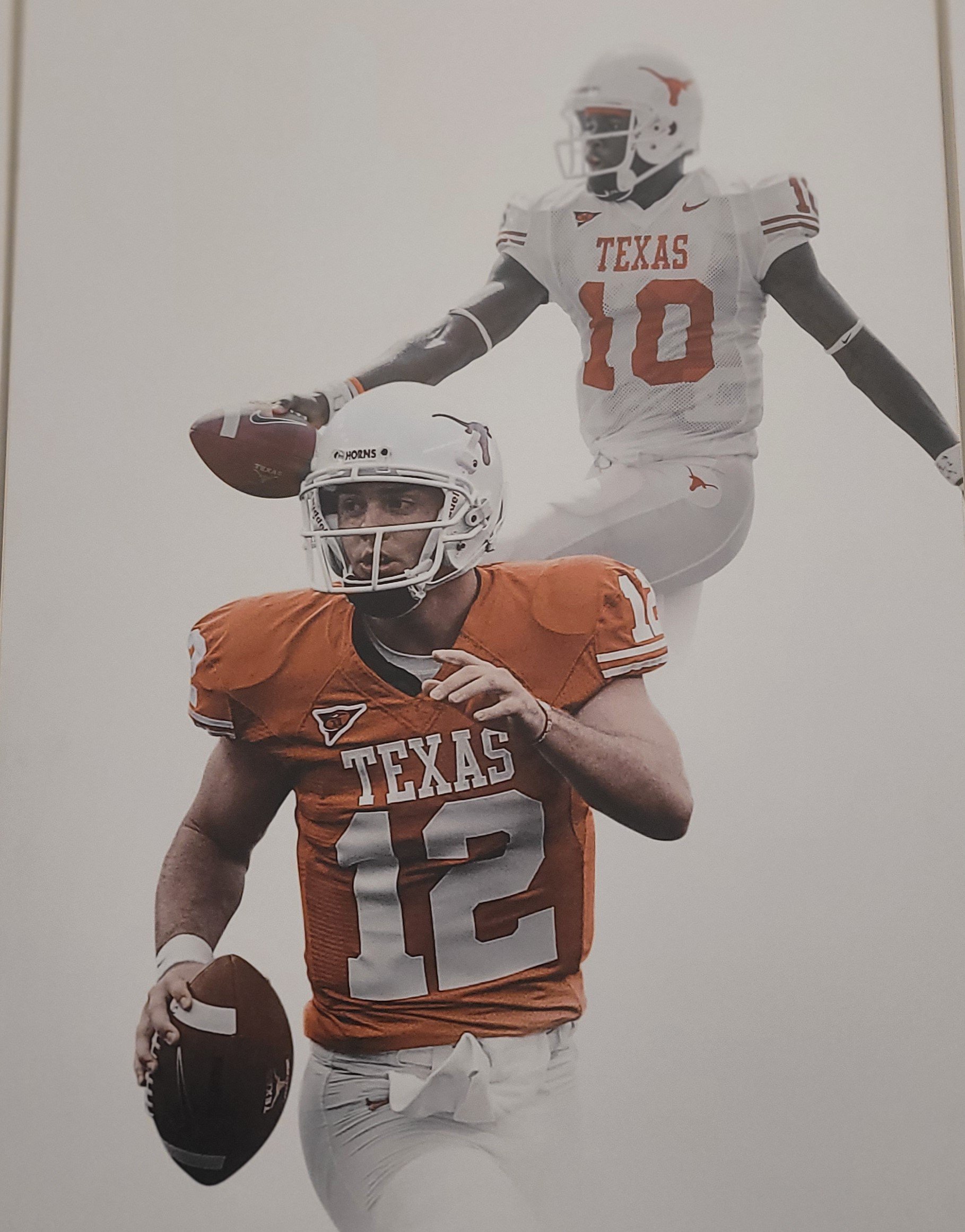Recognized in North End zone Manning Award - QB of the year Vince Yung 2005 and Colt McCoy 2009 3.jpg