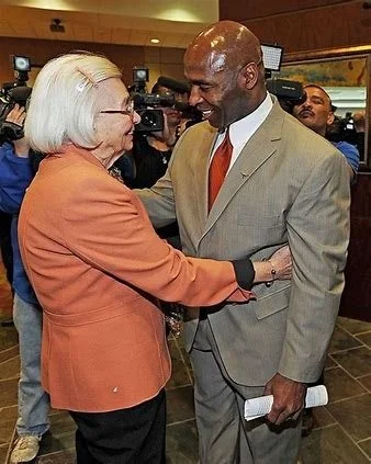  Edith with Coach Strong 