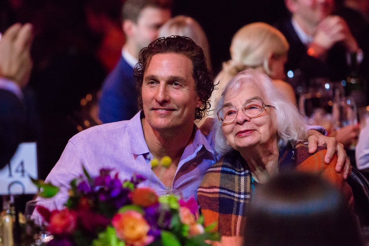 Matthew McConaughey with Edith Royal 