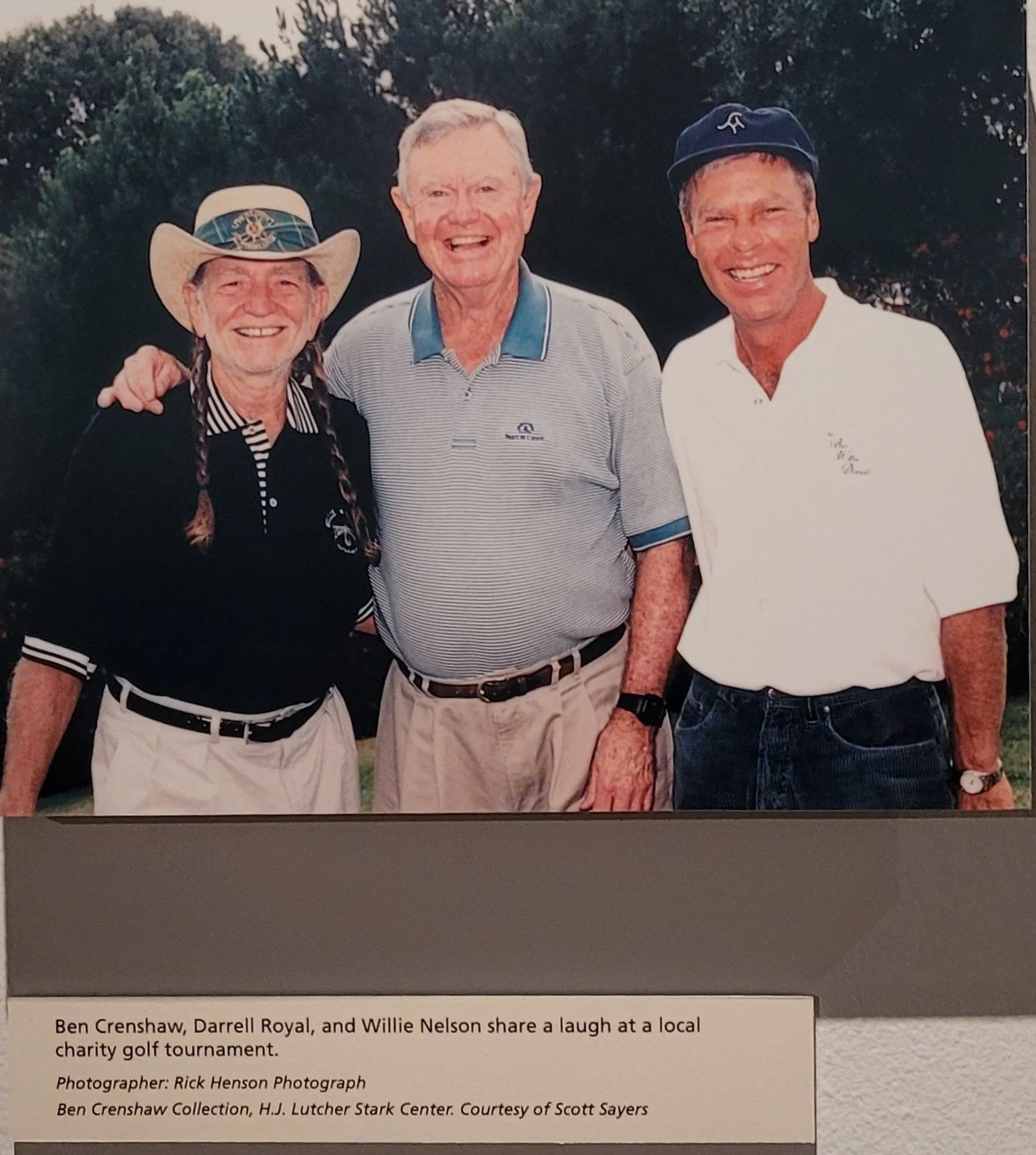Willie Nelson, Coach Royal, Ben Crenshaw 