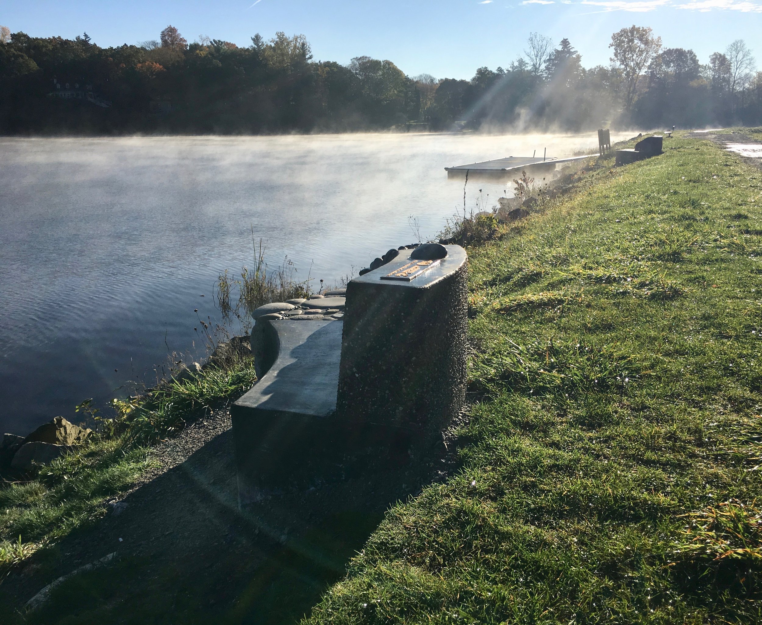 Barton Pond at the Dam