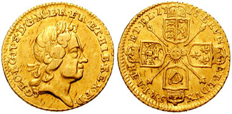 George I on the quarter-guinea ( Source )