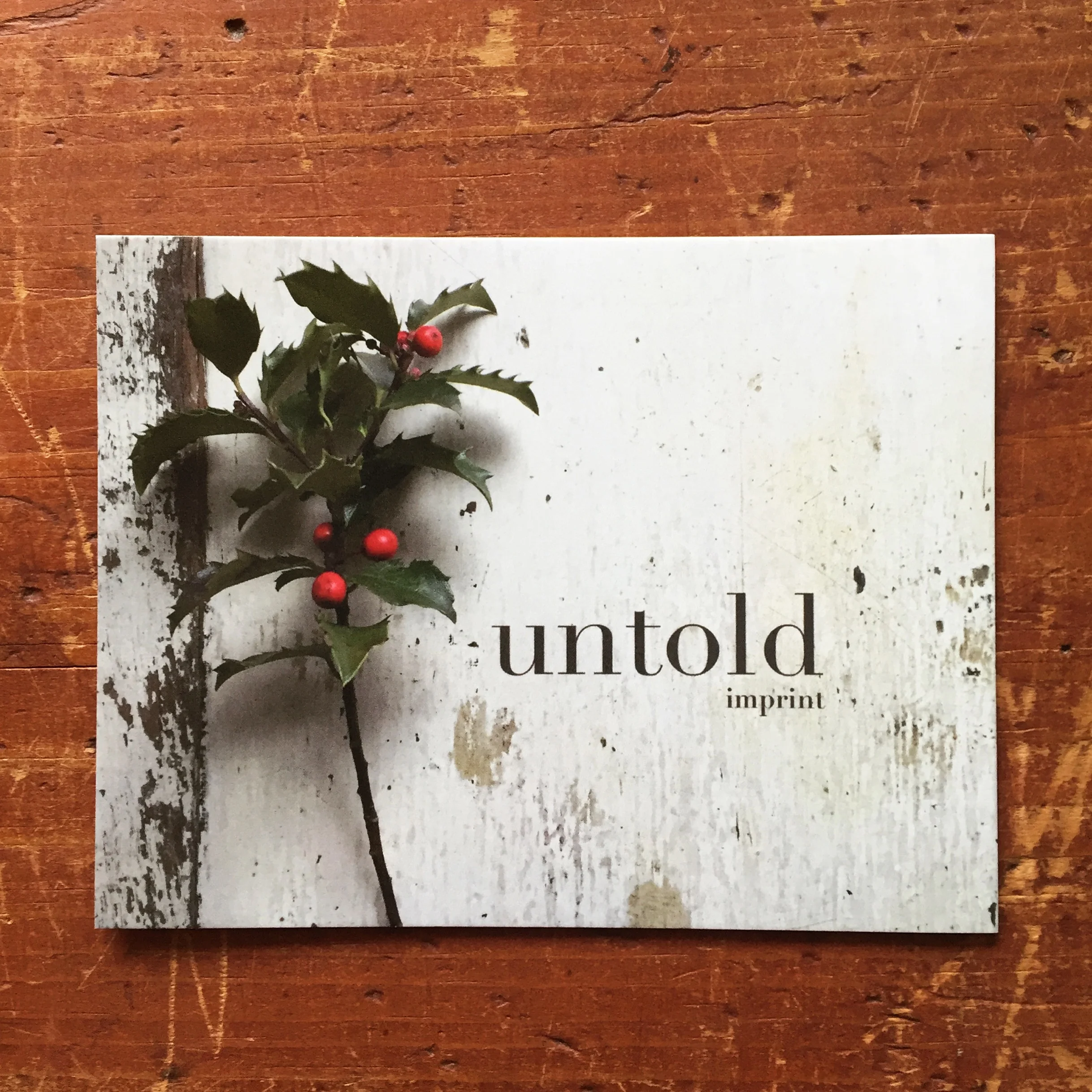 holly postcard by Untold Imprint