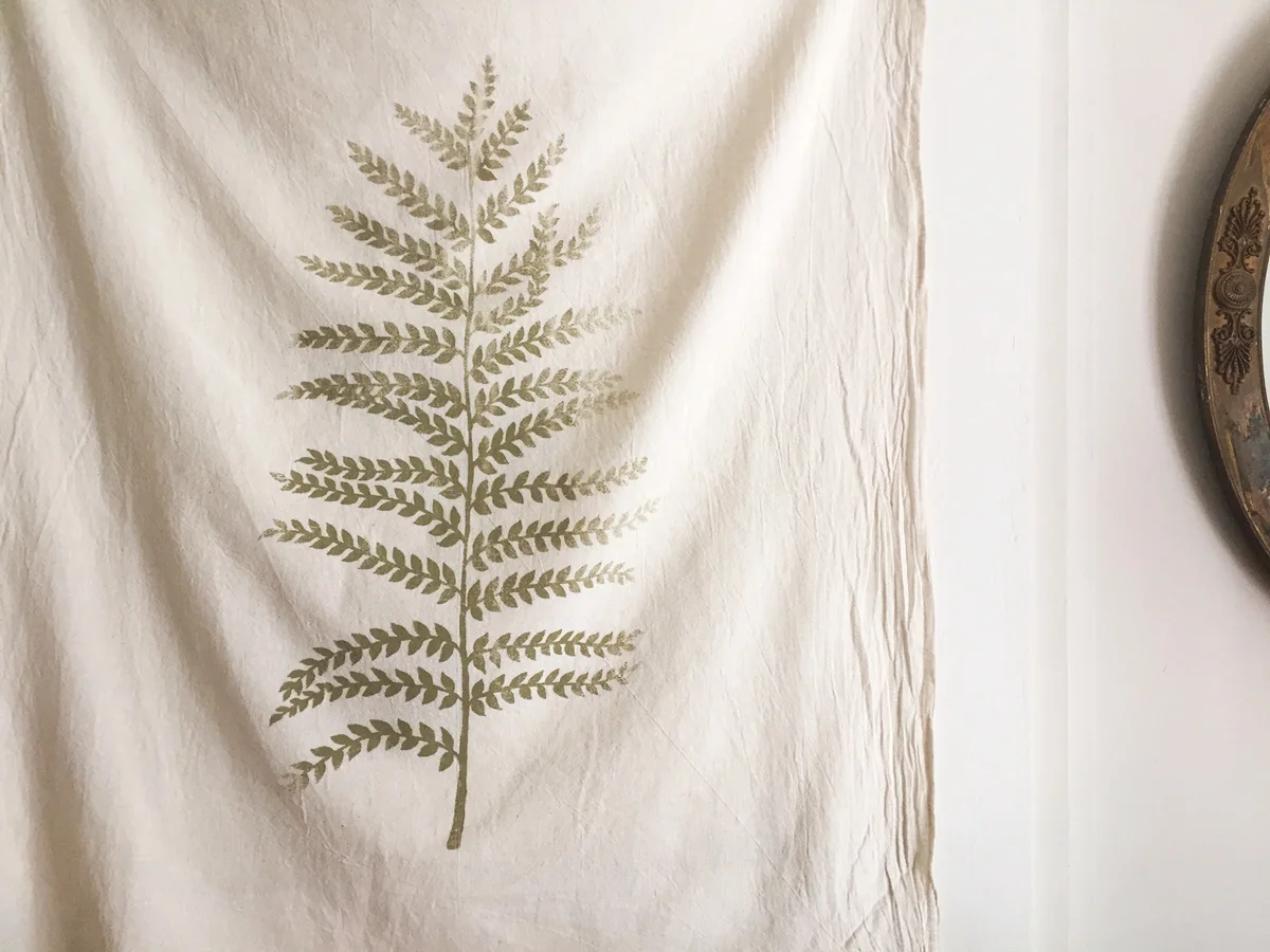 Fern cotton towel by Untold Imprint