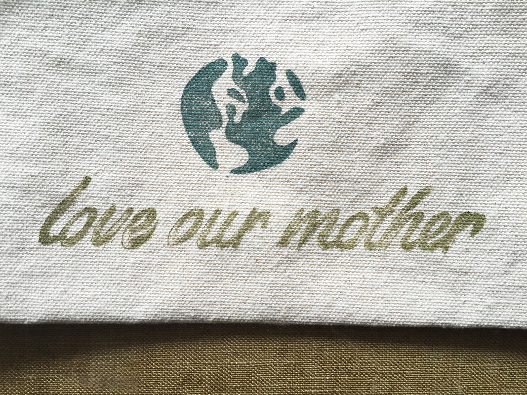 love our mother ~ zip pouch by Untold Imprint