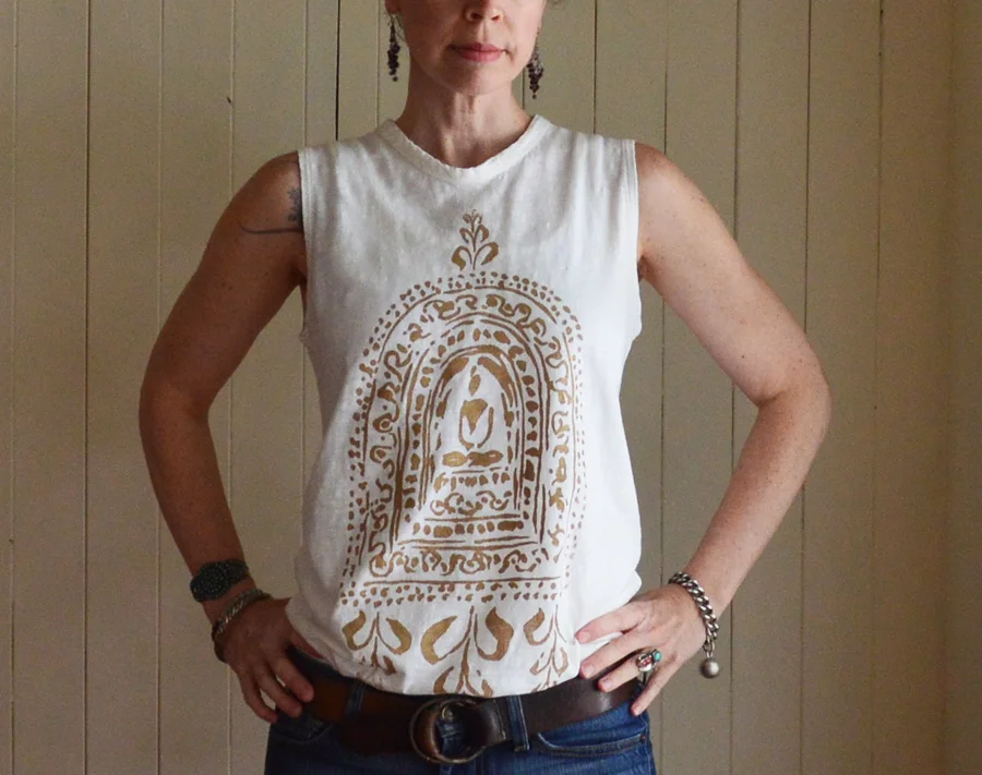 Buddha Altar print tee by Untold Imprint