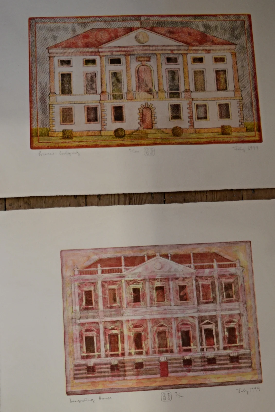 Dimensions: 67cm x 50 cm each