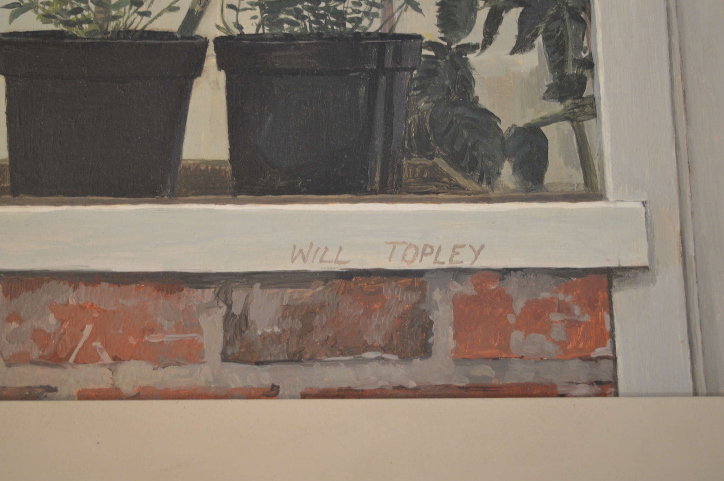 Signature on 'Flower Pots'