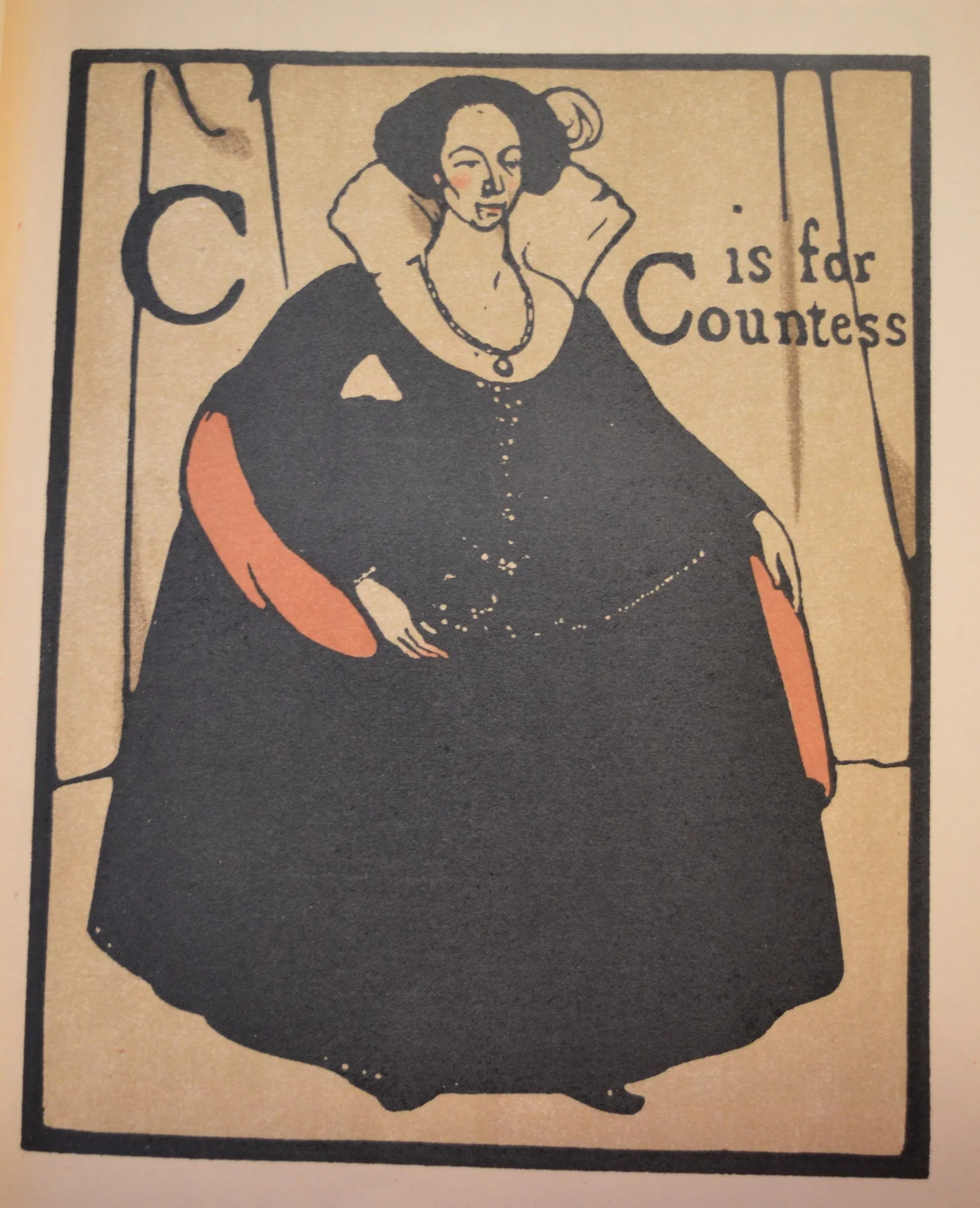 William Nicholson, ' C is for Countess' Dimensions: 25.5cm x 31cm