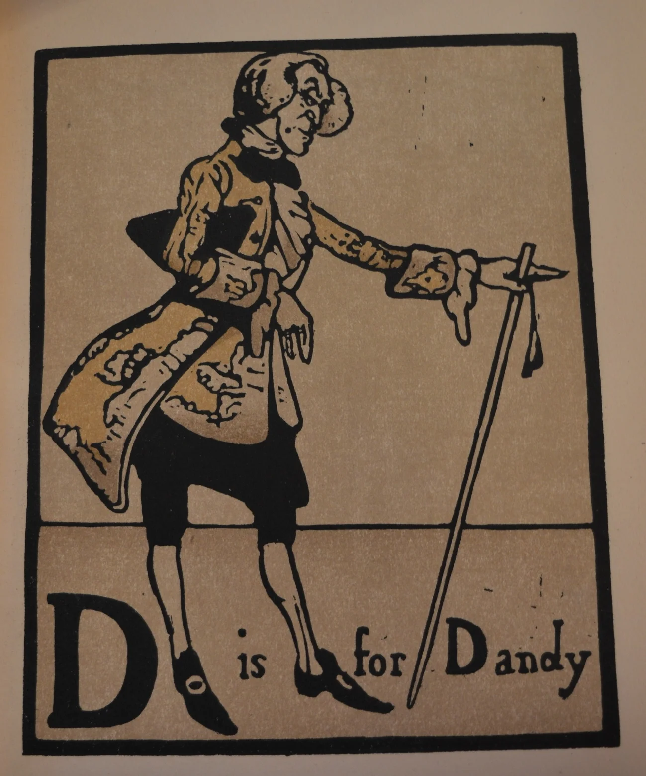 William Nicholson 'D is for Dandy' Dimensions: 25.5cm x 31cm