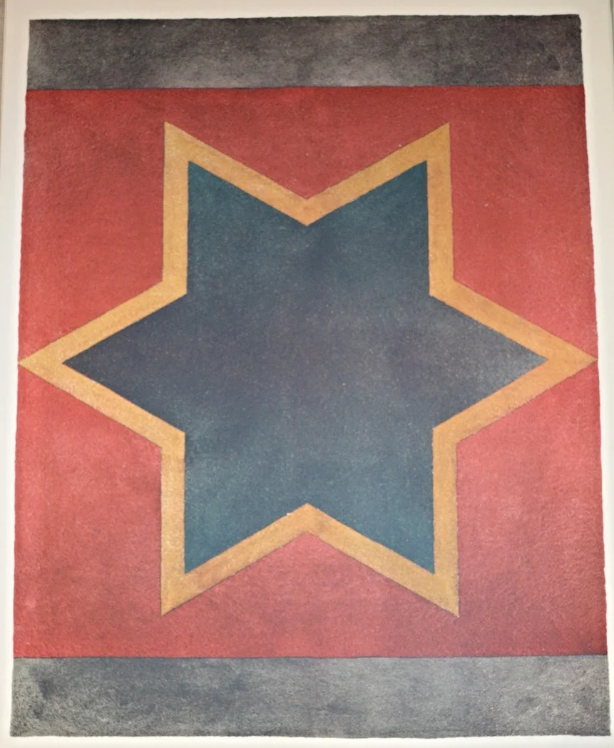 Sol LeWitt  'Sette stelle' 1983, lithographs, dimensions: 40cm x 51cm