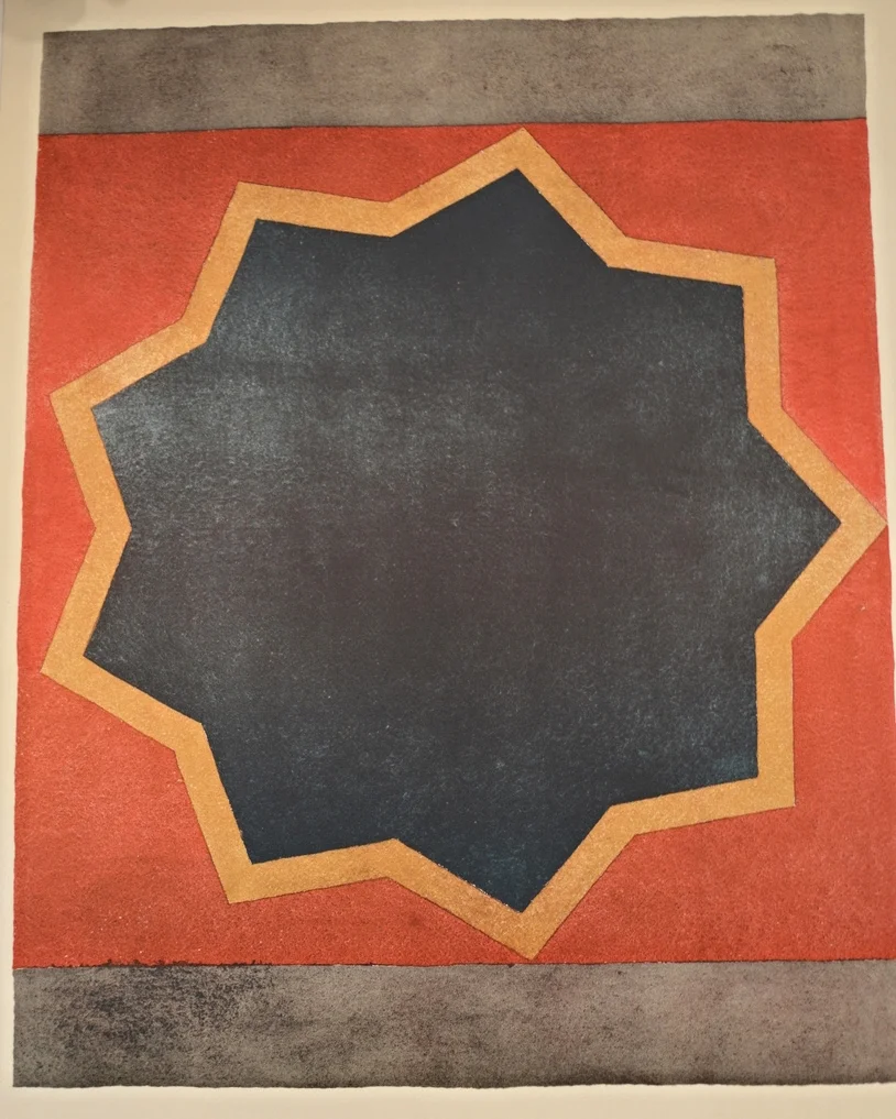 Sol LeWitt  'Sette stelle' 1983, lithographs, dimensions: 40cm x 51cm