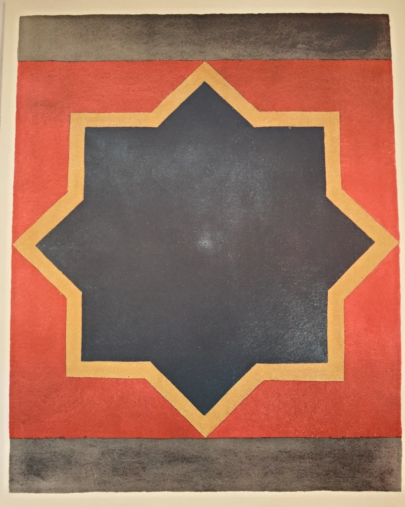 Sol LeWitt  'Sette stelle' 1983, lithographs, dimensions: 40cm x 51cm