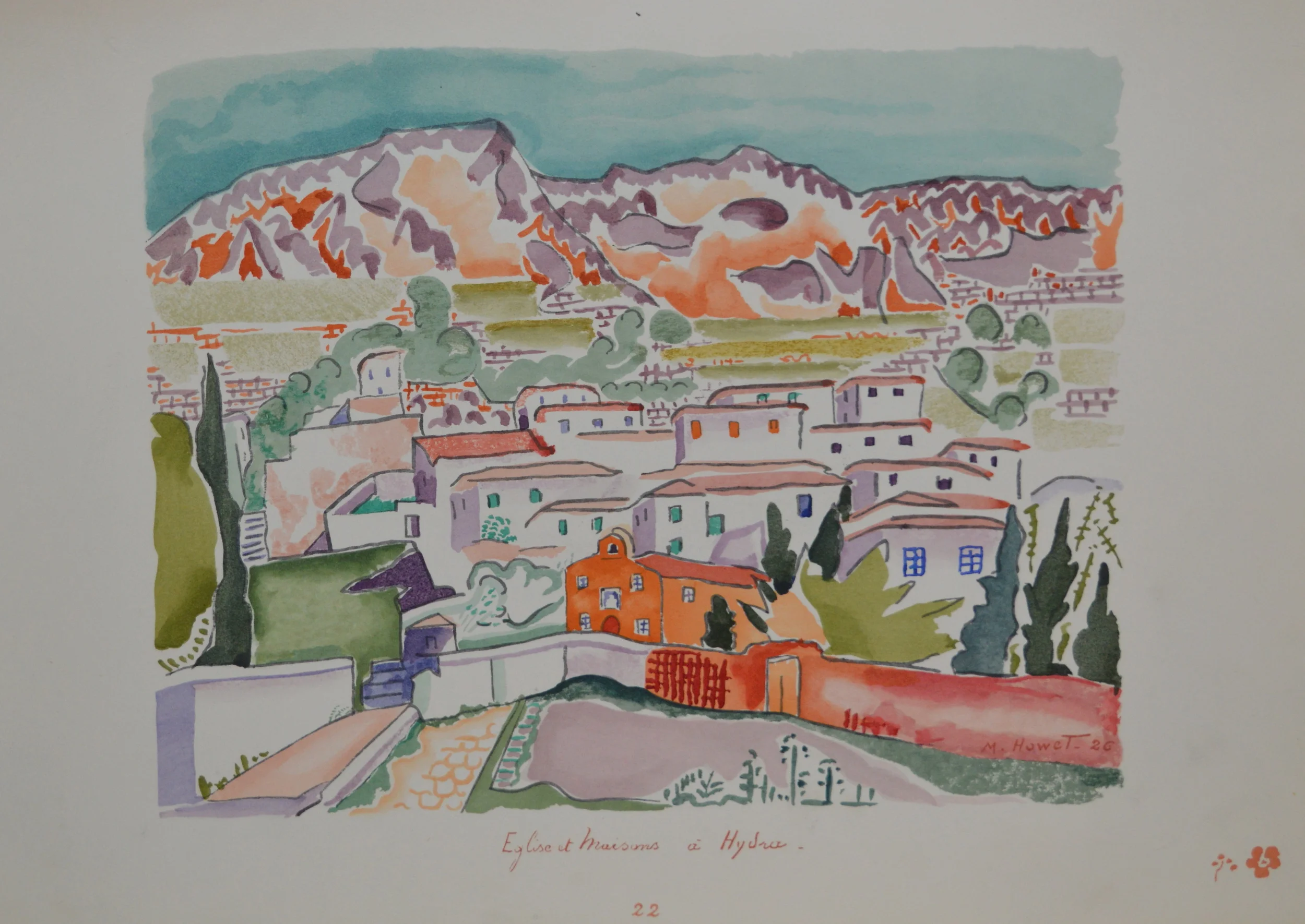 Marie Howet, 'Les Chansons d'evangelia' Dimensions: 44cm x 31.5cm