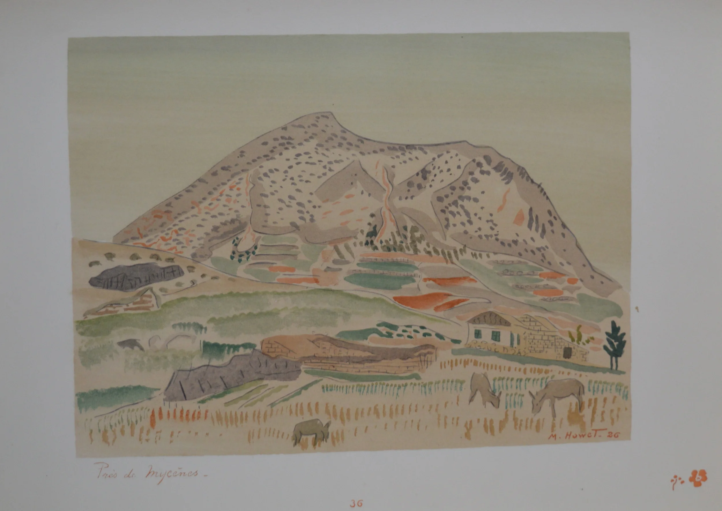 Marie Howet, 'Les Chansons d'evangelia' Dimensions: 44cm x 31.5cm