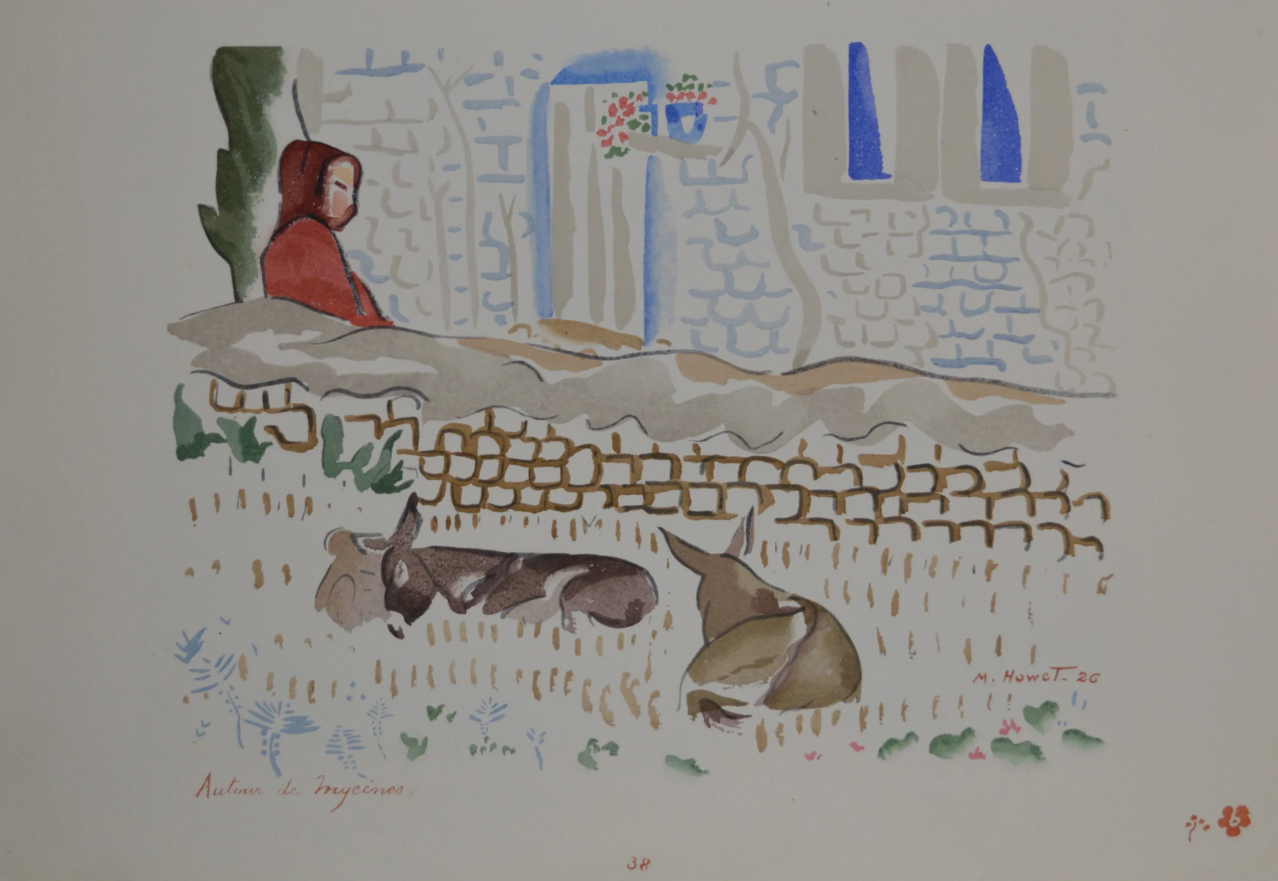 Marie Howet, 'Les Chansons d'evangelia' Dimensions: 44cm x 31.5cm