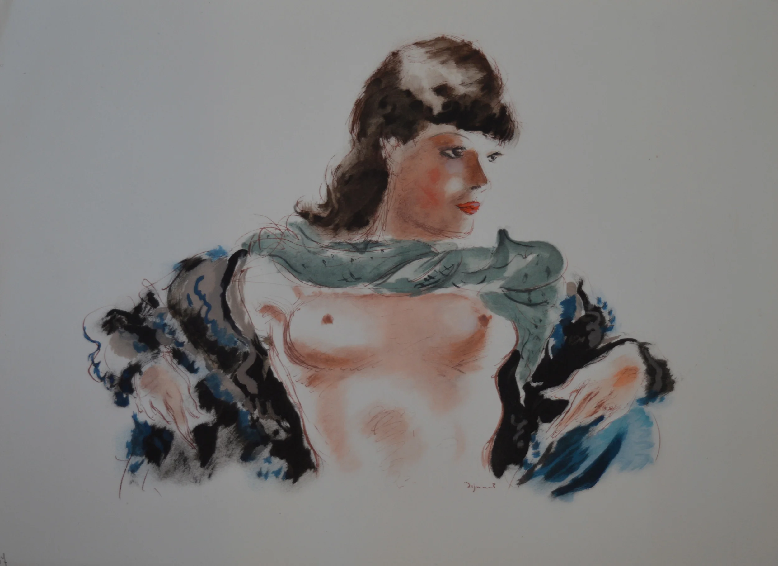 Andre Dignimont, Dimensions: 30.5cm x 27, numbered and signed.