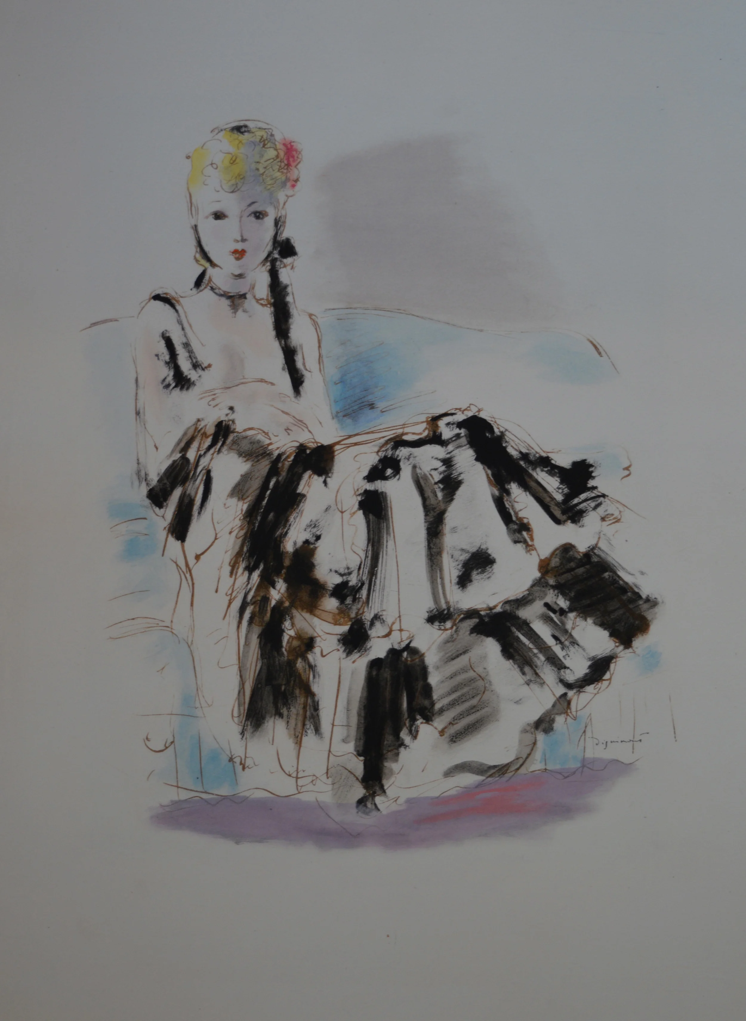 Andre Dignimont, Dimensions: 30.5cm x 27, numbered and signed.