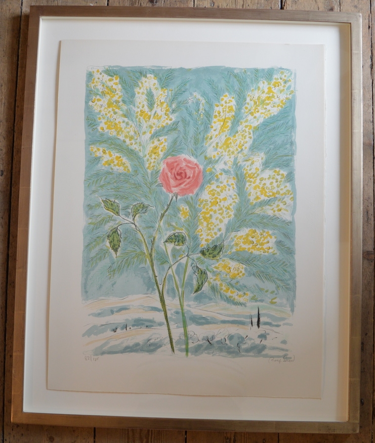 Rolf Gerard, Dimensions framed: 62cm x 77cm