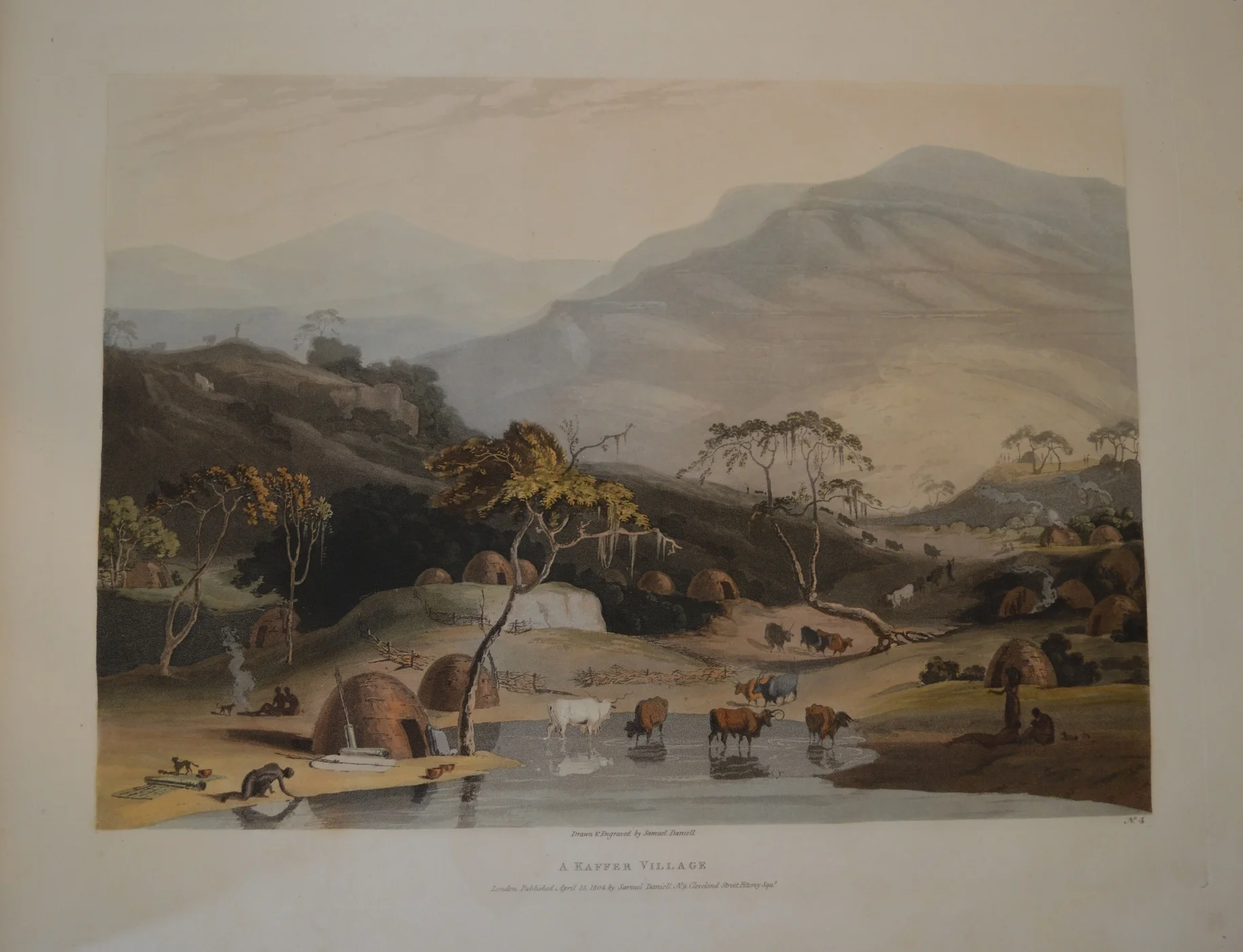 Samuell Daniell, Dimensions unframed: 58cm x 44cm