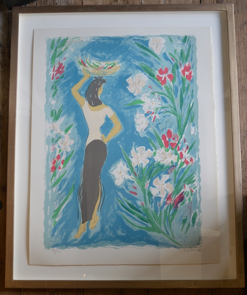 Rolf Gerard, Dimensions framed: 62cm x 77cm.