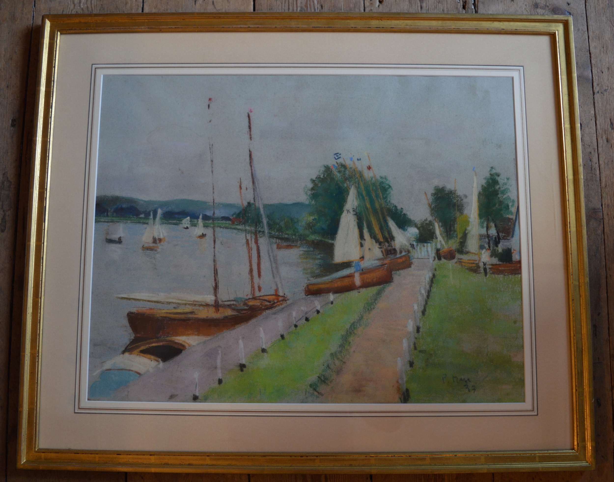 Paul Maze, Dimensions: 64cm x 47.5cm
