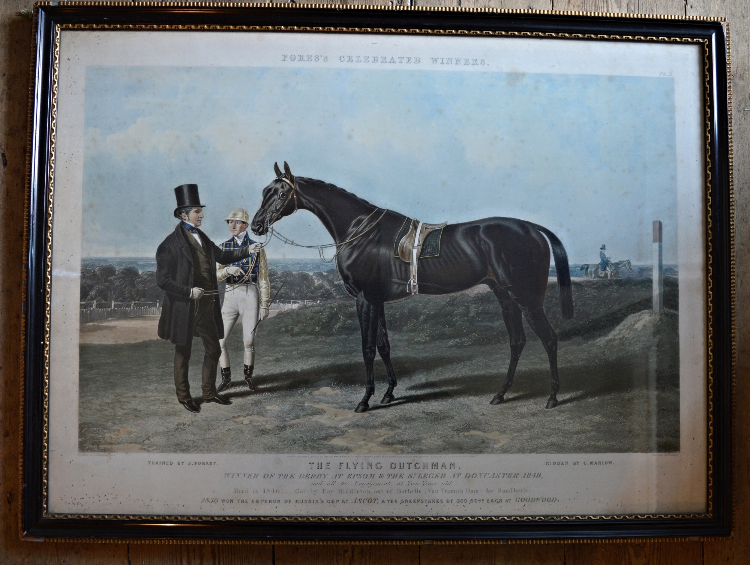 'The Flying Dutchman' After J. Herring, Framed Dimensions: 82cm x 63cm