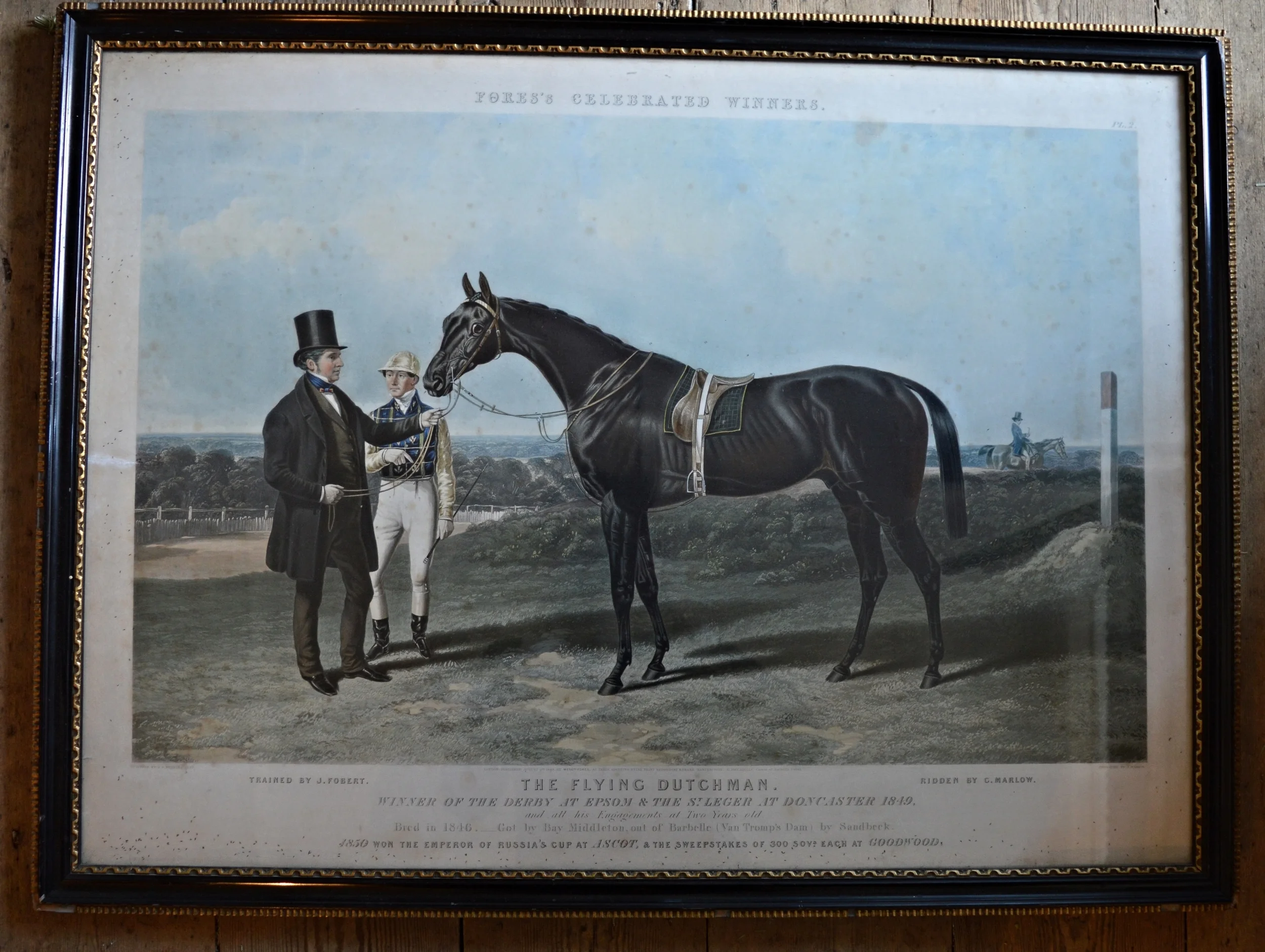 'The Flying Dutchman' After J. Herring, Framed Dimensions: 82cm x 63cm