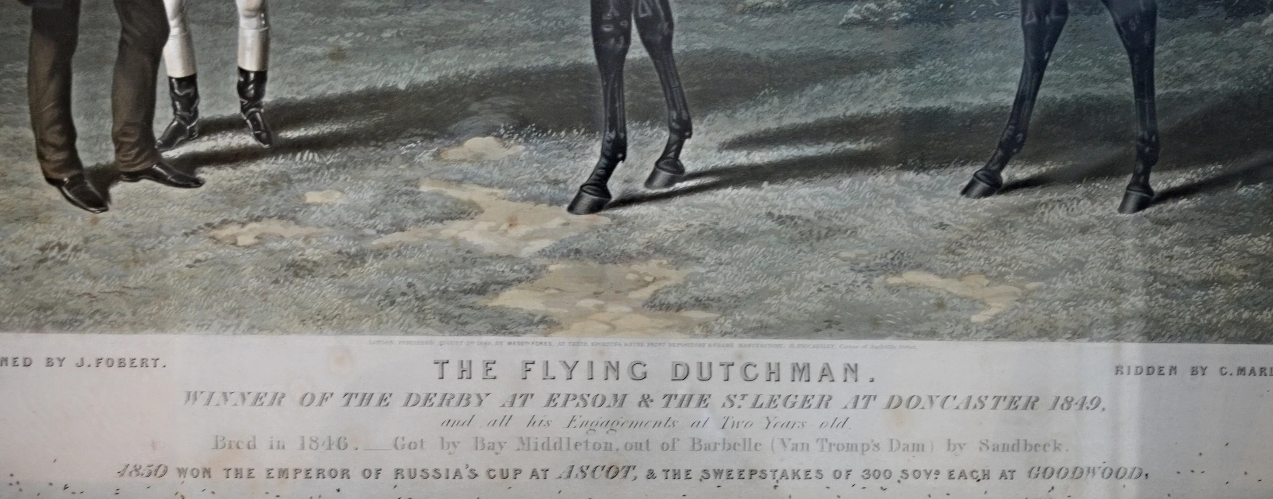 'The Flying Dutchman' After J. Herring, Framed Dimensions: 82cm x 63cm