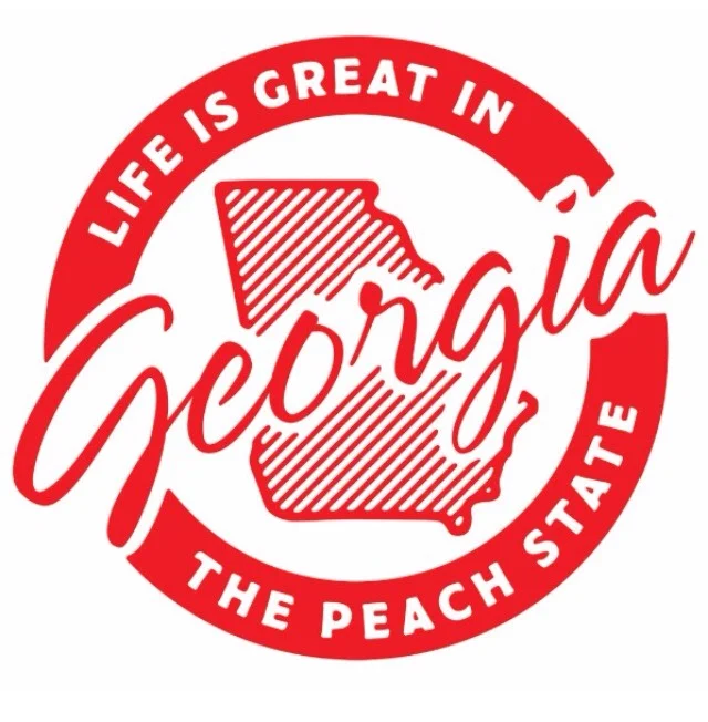Classic Georgia Life Is Great In The Peach State Pocket T-Shirt - Main Image