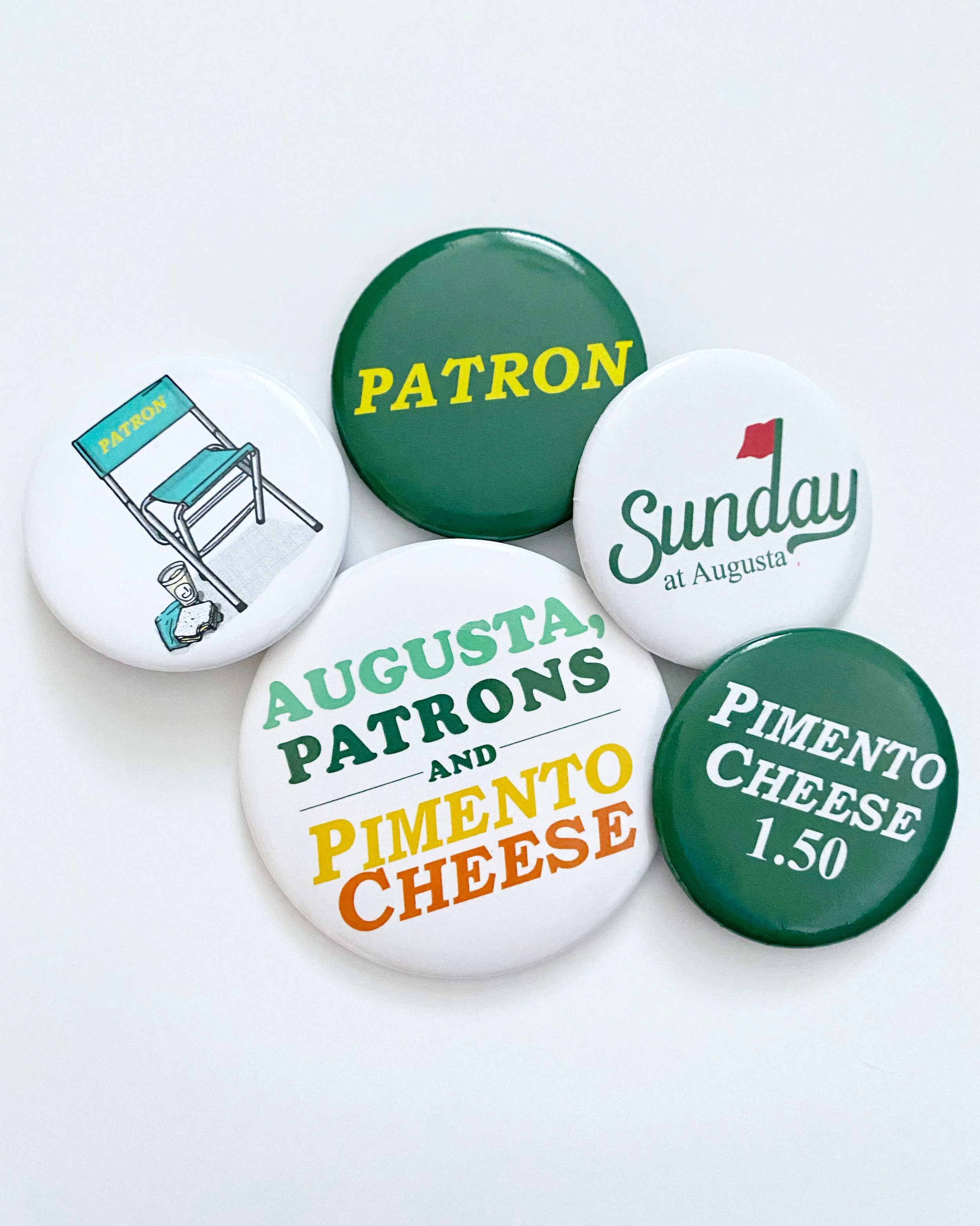 Classic Georgia - Augusta Button Pack (Set of 5 buttons)