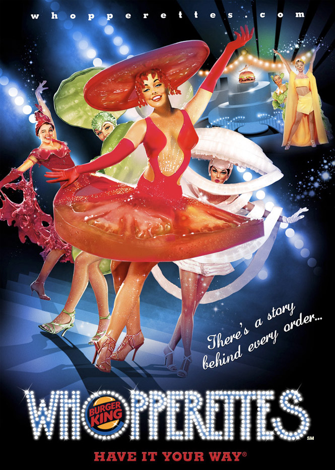 Whopperettes Poster Role: Art Director Illustrator: Sergio Grisanti