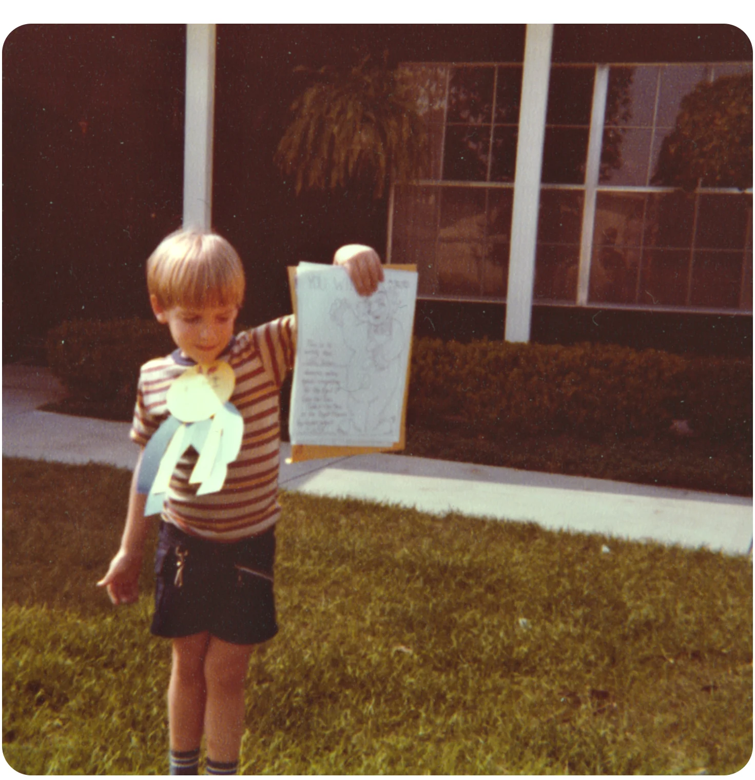 At age five, I won my first coloring contest.