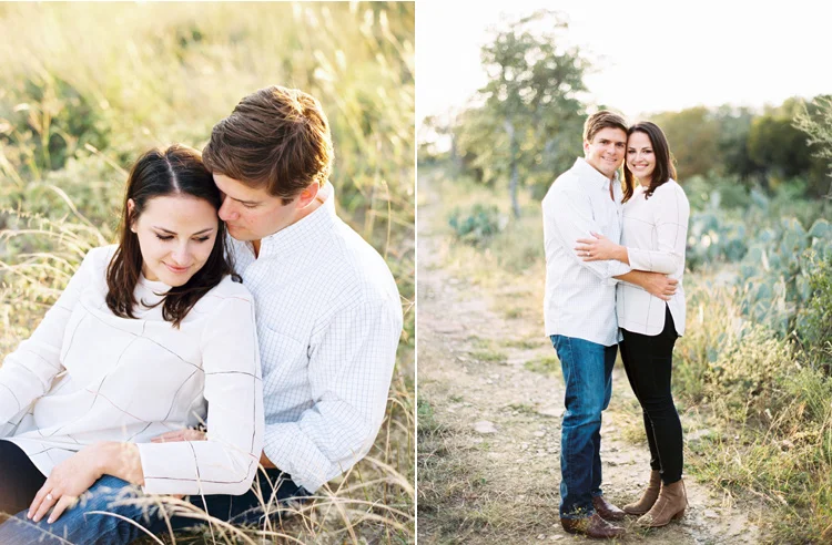 TEXAS RANCH ENGAGEMENT SESSION PHOTO
