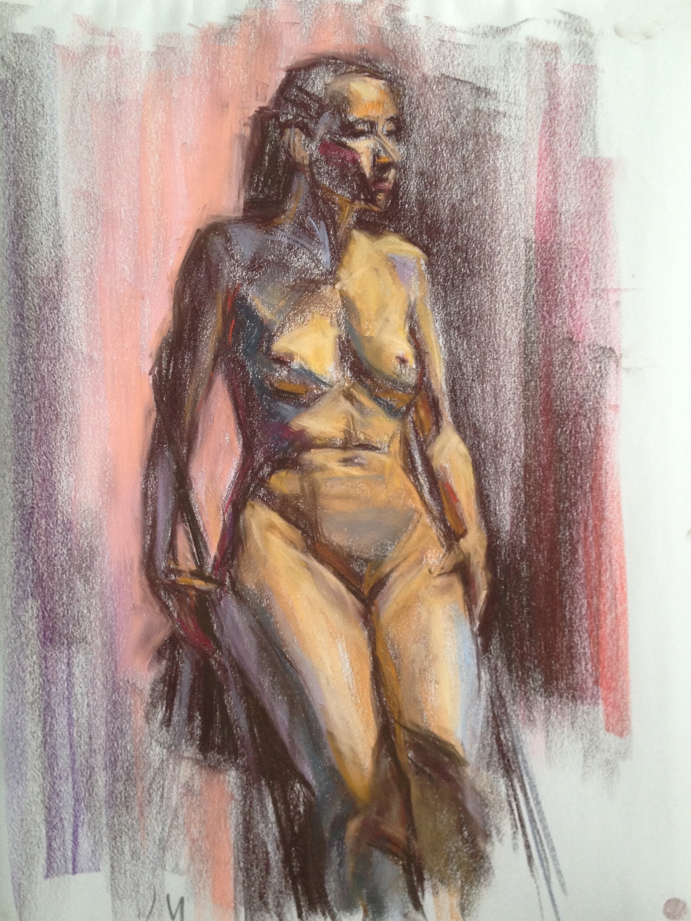 pastel on paper, 18"x24"