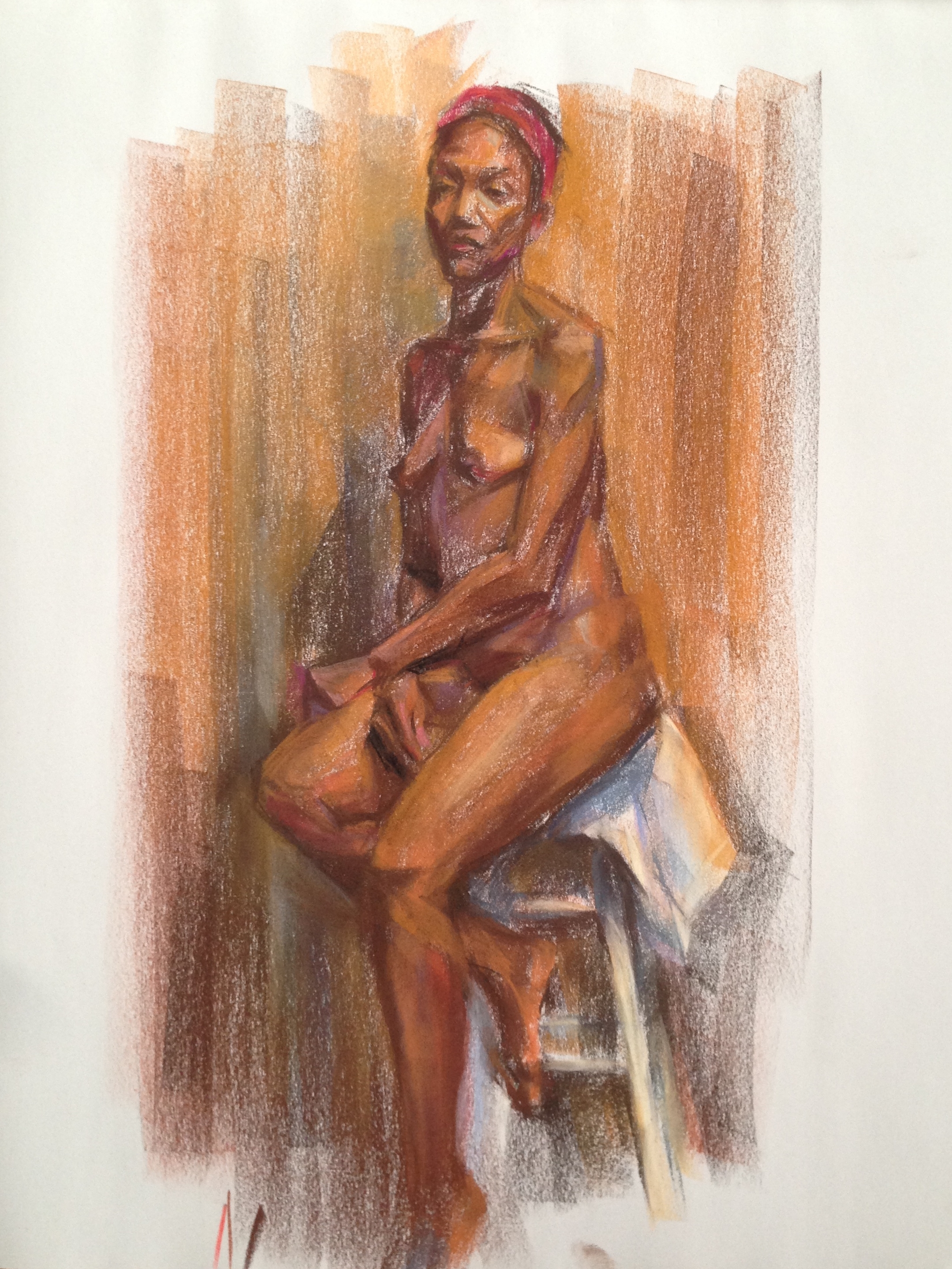 pastel on paper, 18"x24"