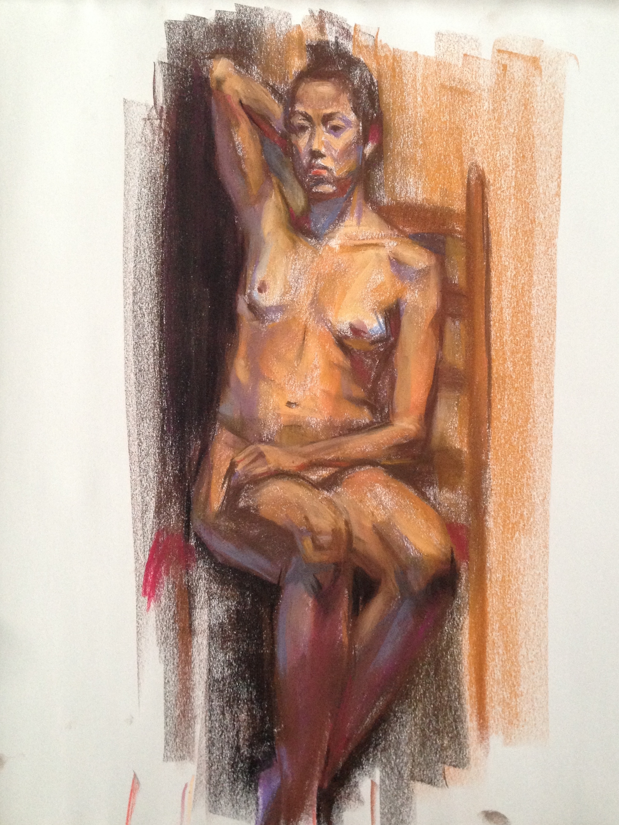 pastel on paper, 18"x24"
