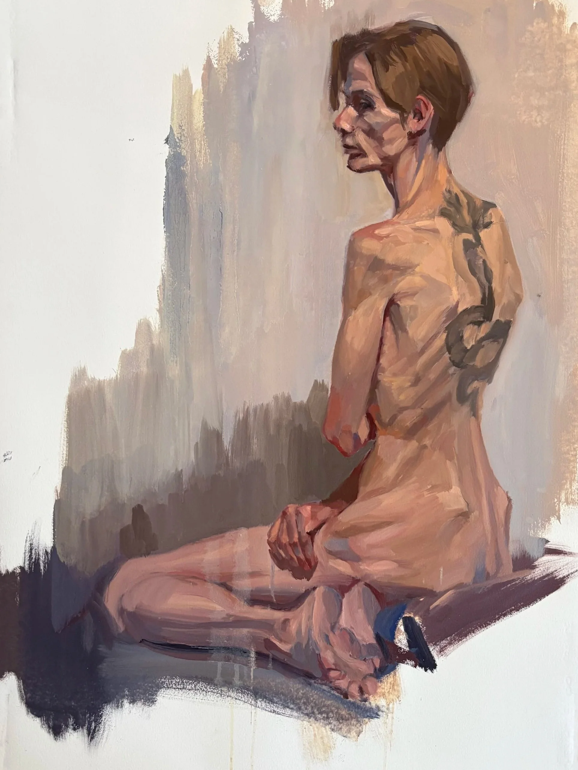  oil on paper, 21”x28” 