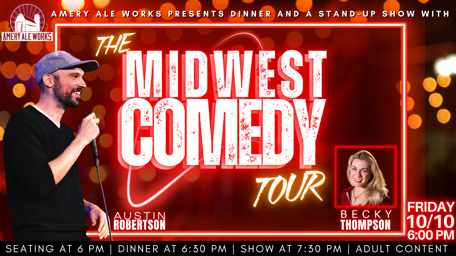 Comedy Show &amp; Dinner with Midwest Comedy Tour