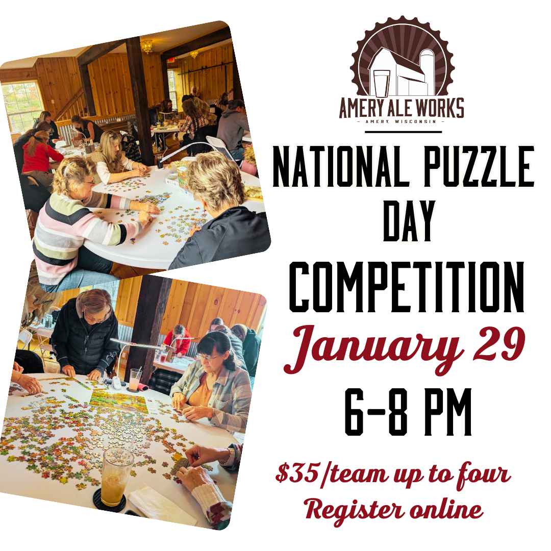 National Puzzle Day at Amery Ale Works