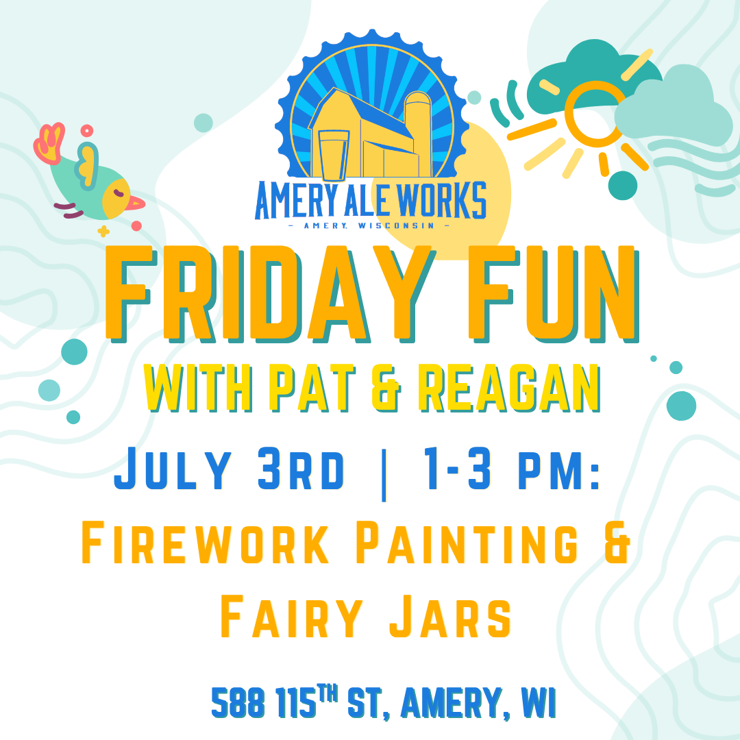 Friday Fun with Pat &amp; Reagan: Firework Painting &amp; Fair Jars