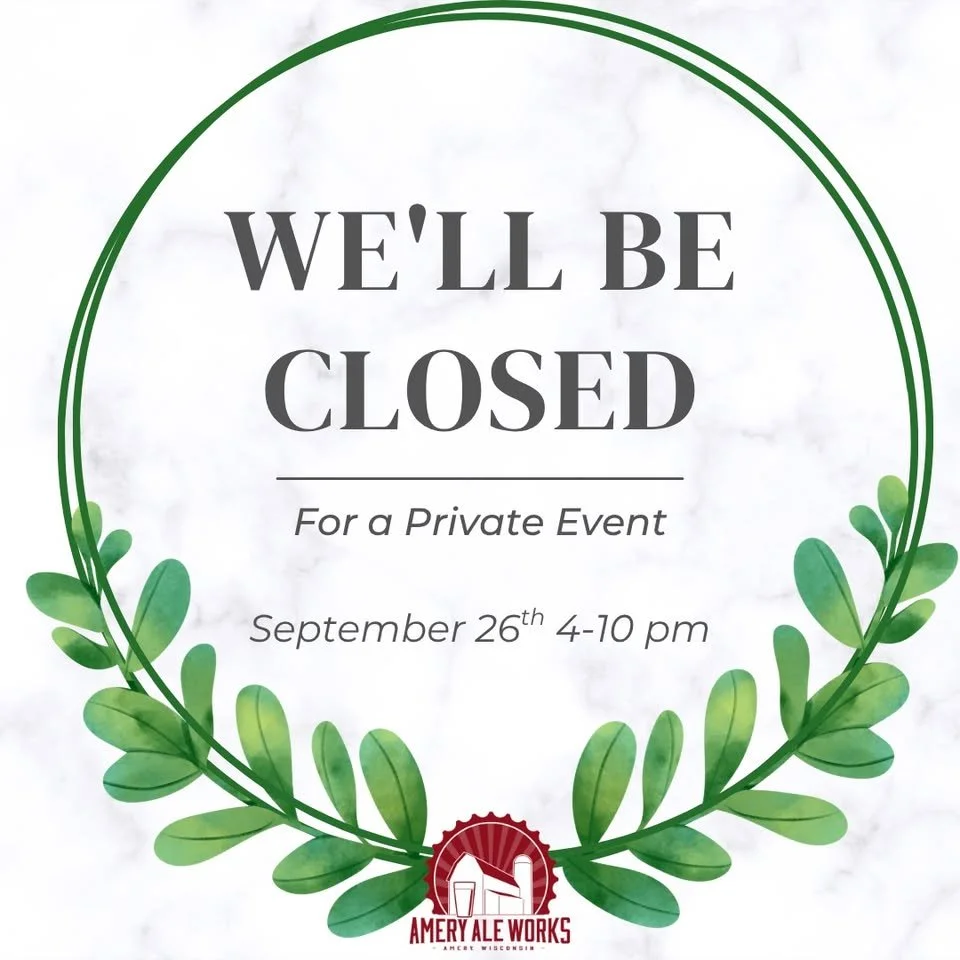 Closed Half Day for Private Event