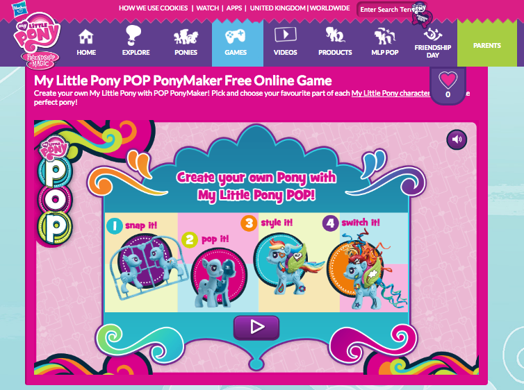 My Little Pony Pop Online Game