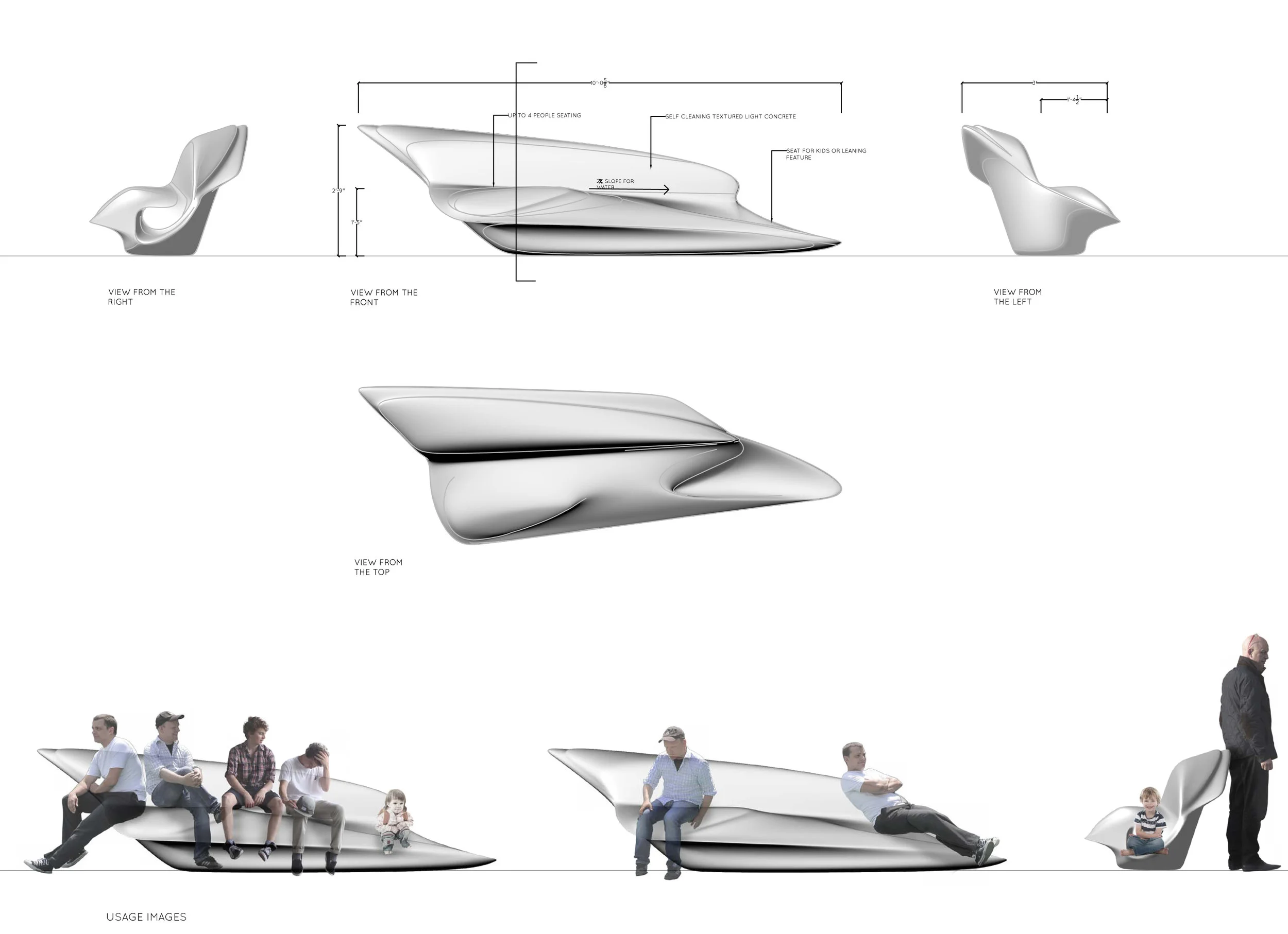 Rendered Concept Plan and Elevation